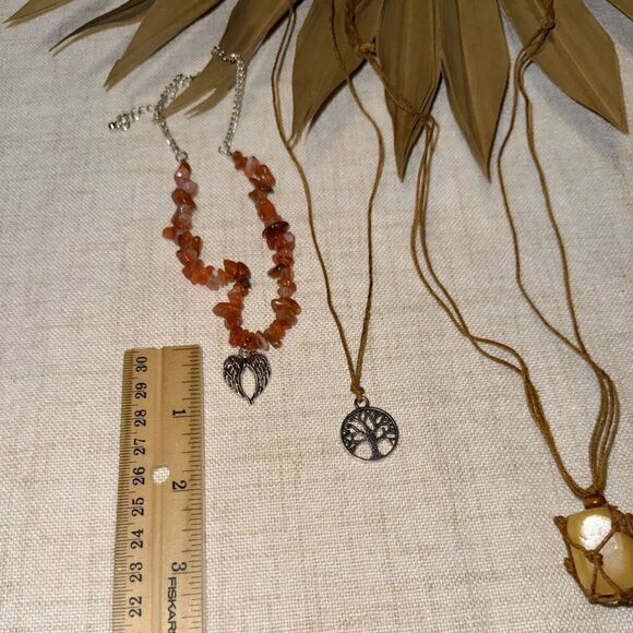 Bohemian layered necklace M496 - Picture 4 of 5